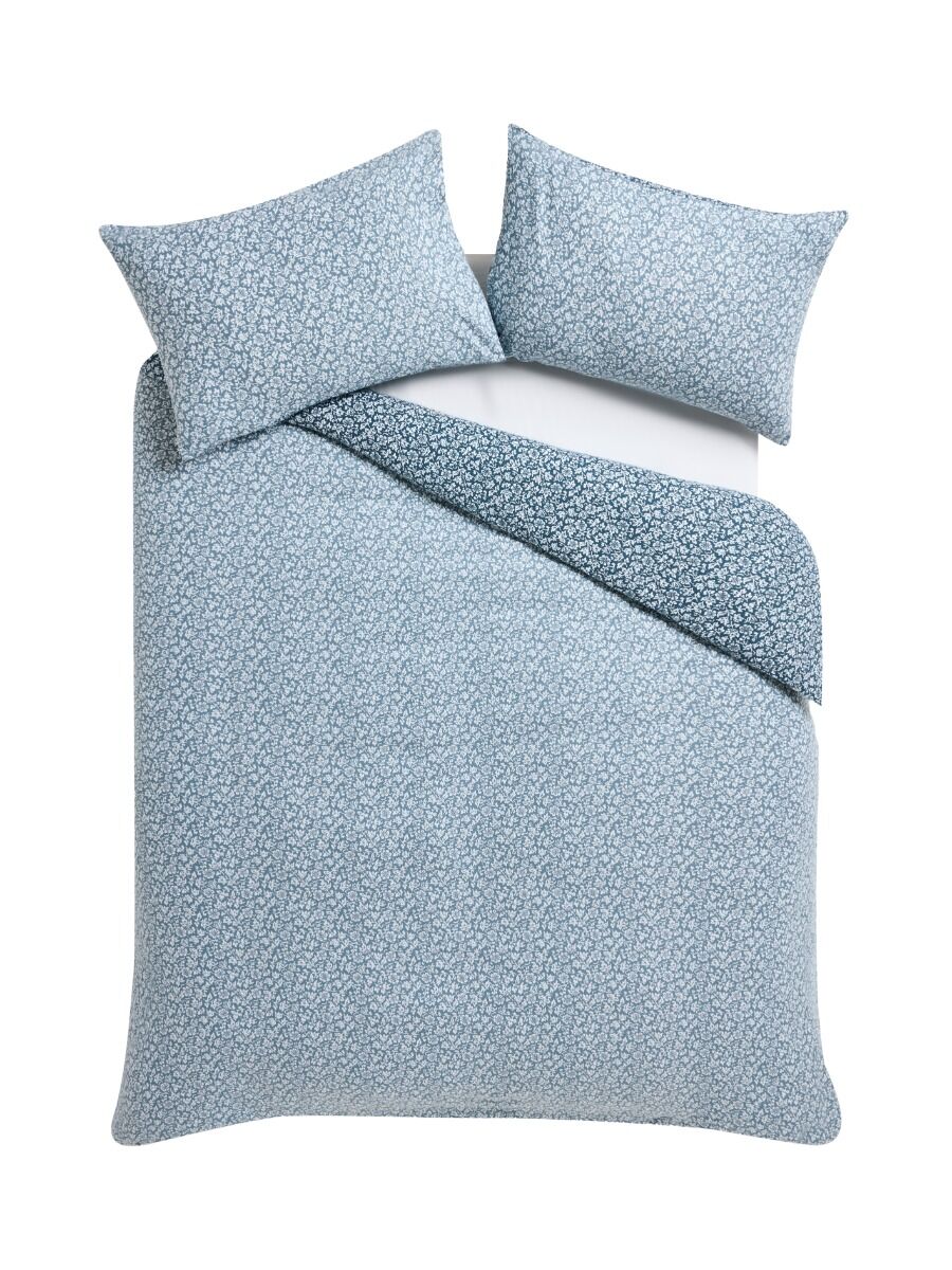 Laura Ashley Sweet Alyssum Denim Blue Bedding