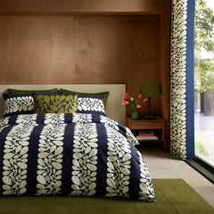 Orla Kiely Sycamore Stripe Space Blue Bedding