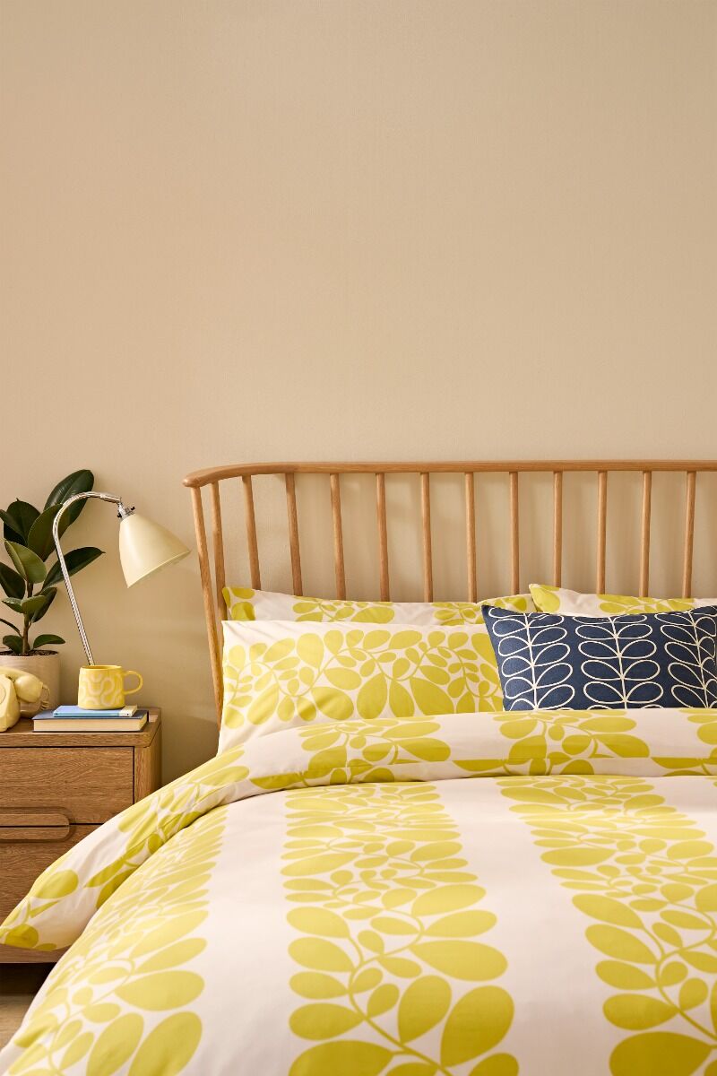 Orla Kiely Sycamore Stripe Yellow Bedding