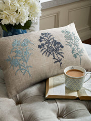 Laura Ashley Tenby Seaspray 30x50cm Microfibre Cushion