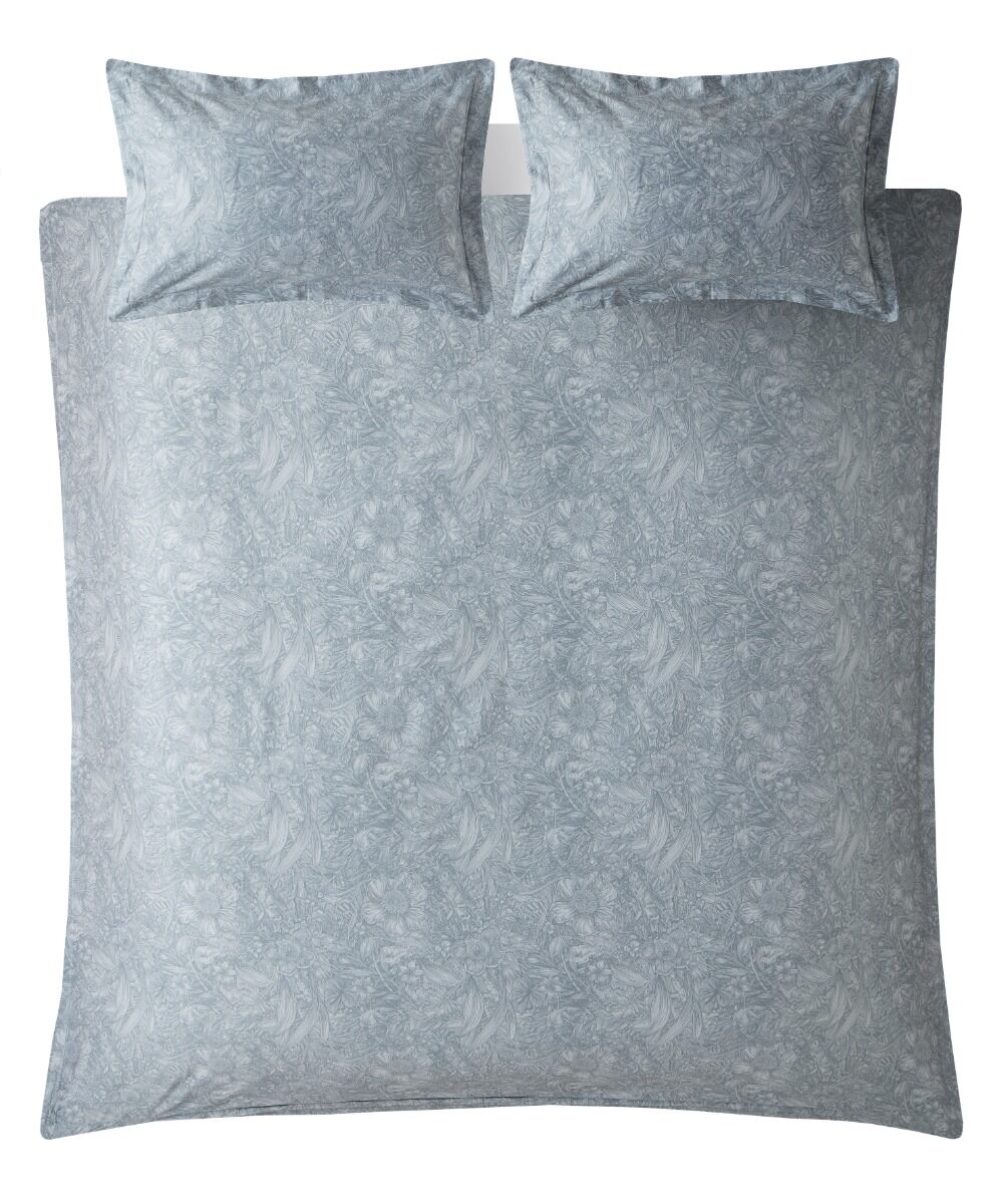 Timorous Beasties Tendril Spill Navy Bedding