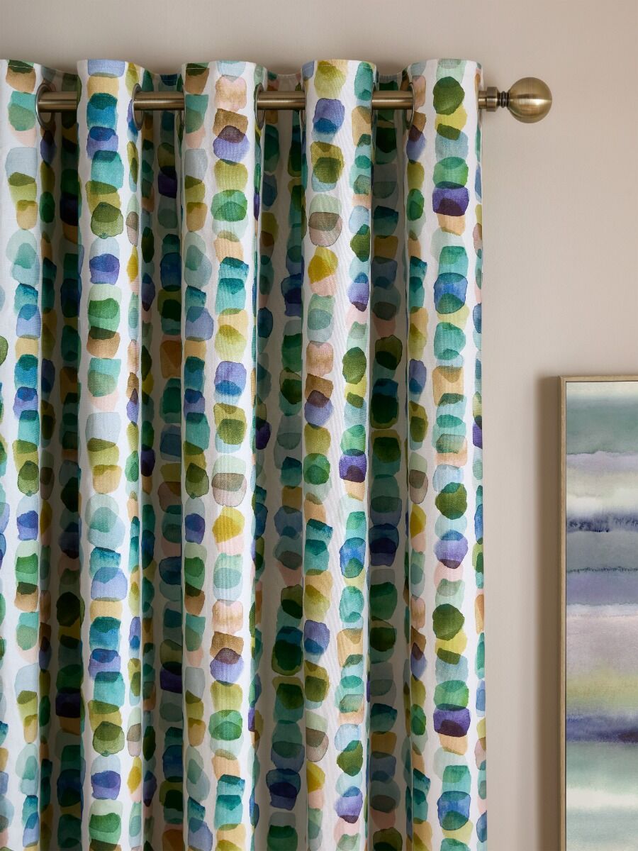 Bluebellgray Tobermory Ocean Ready Made Eyelet Curtains