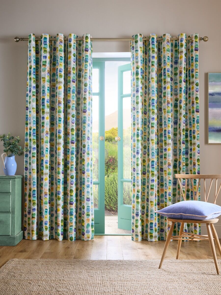 Bluebellgray Tobermory Ocean Ready Made Eyelet Curtains