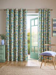 Bluebellgray Tobermory Ocean Ready Made Eyelet Curtains
