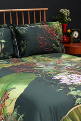 Timorous Beasties Topical Tropical Bottle Green Bedding