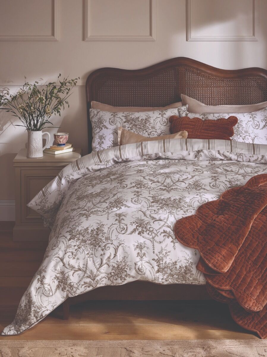 Laura Ashley Tuileries Dark Truffle Bedding