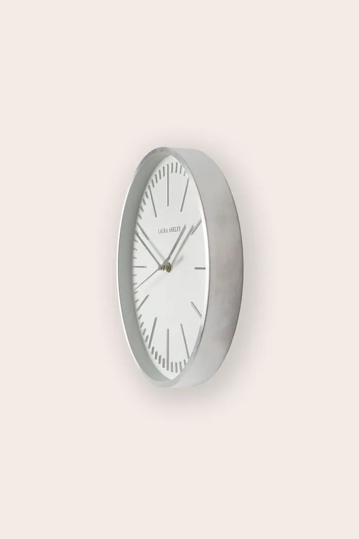 Glenn Wall Clock - Silver