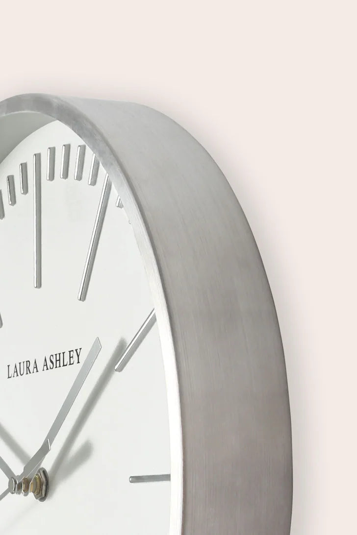 Glenn Wall Clock - Silver