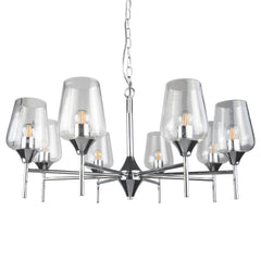 Magnalux Vino 8 Light Polished Chrome Ceiling Light