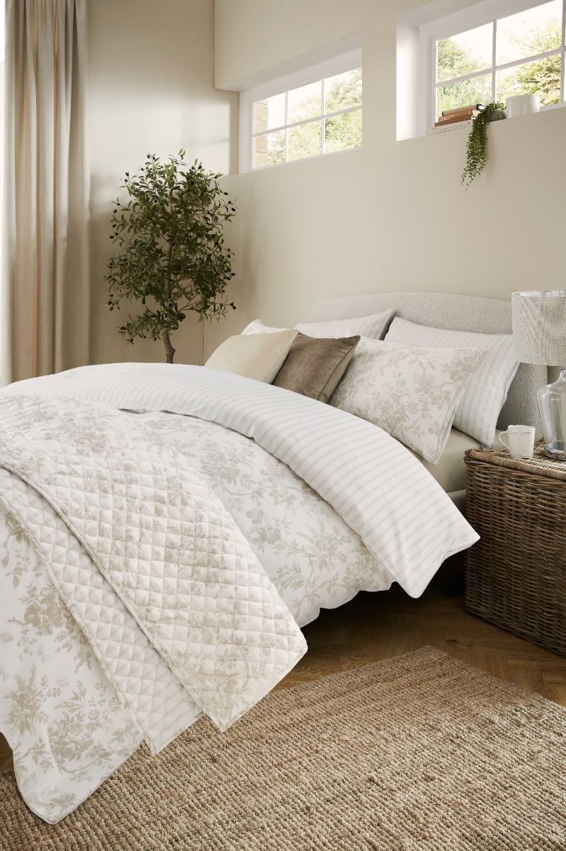 Laura Ashley Walled Garden Dove Grey Bedding