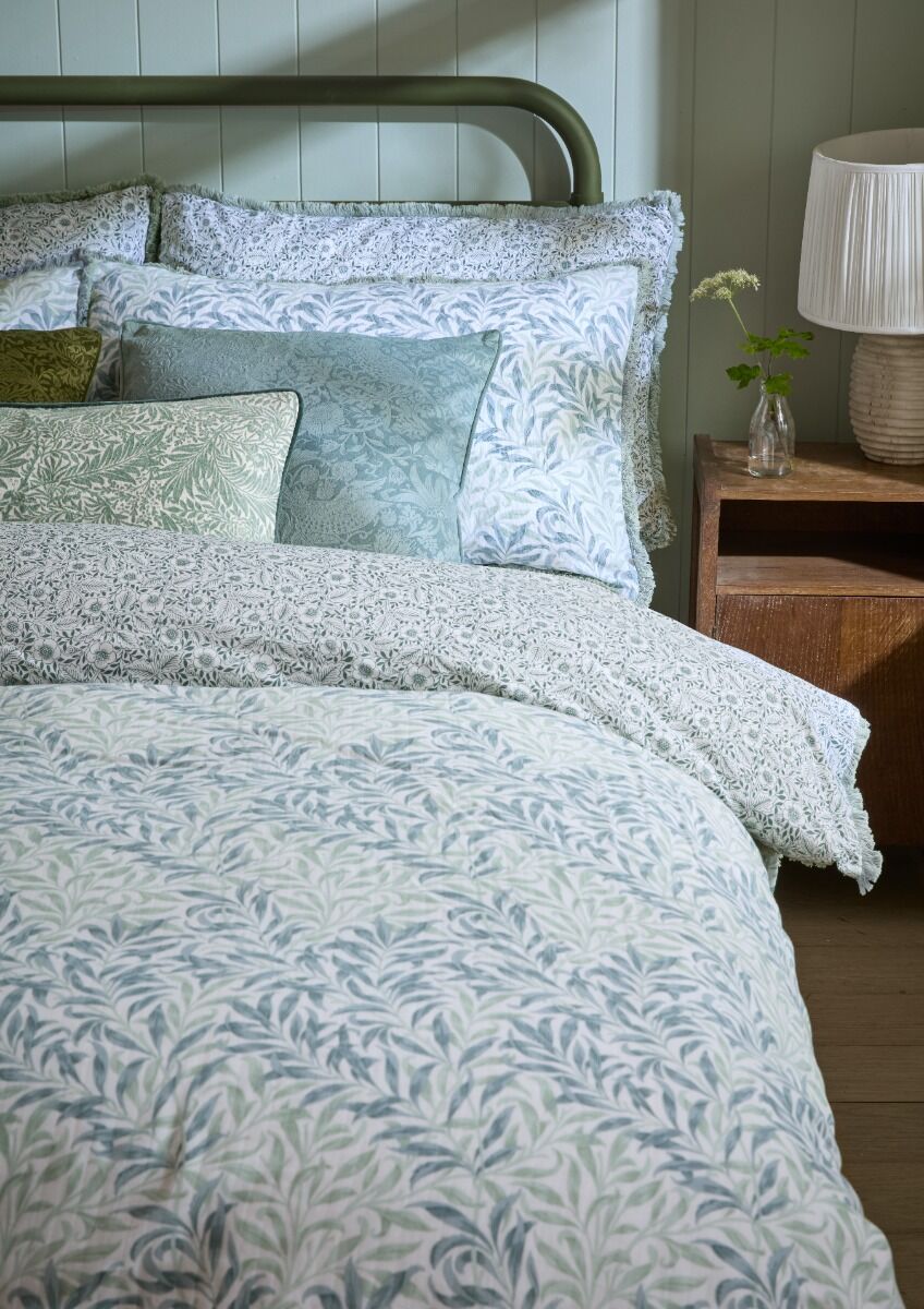 William Morris At Home Willow Bough Sage Bedding