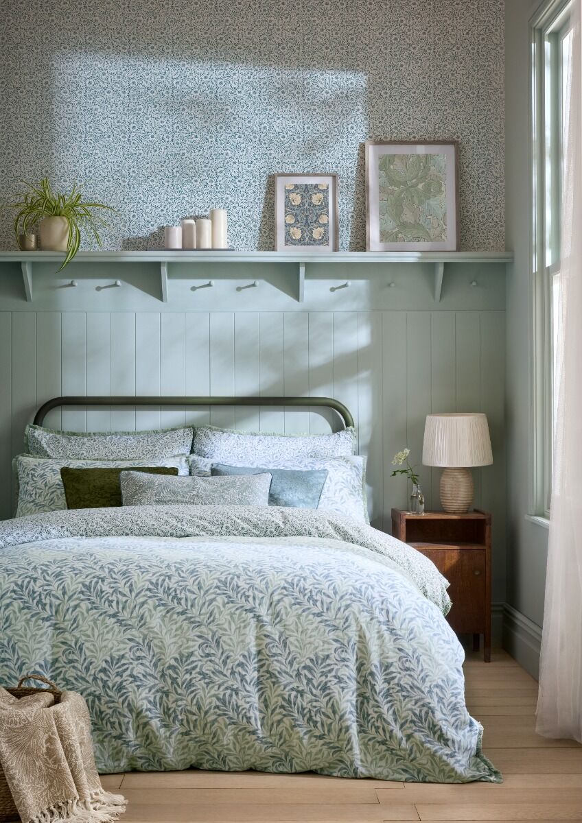 William Morris At Home Willow Bough Sage Bedding