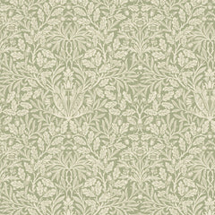 William Morris At Home Fabric The Forager Acorn, Lichen