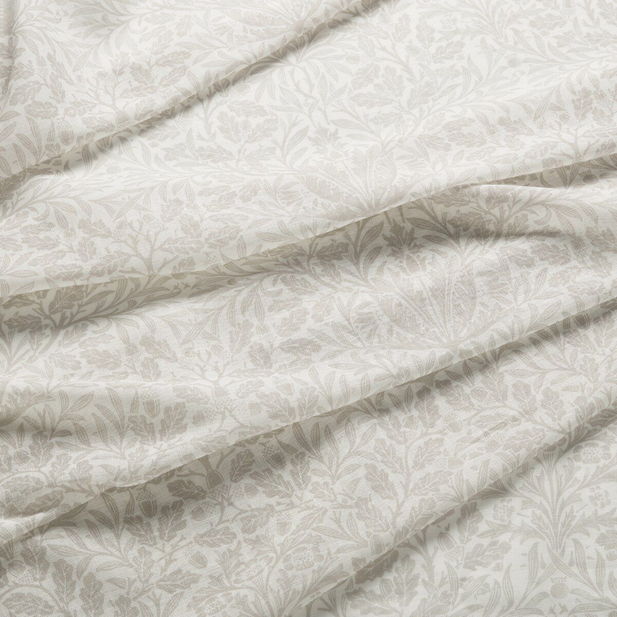 William Morris At Home Dovecote Vol 1. Acorn Sheer Fabric. Oat