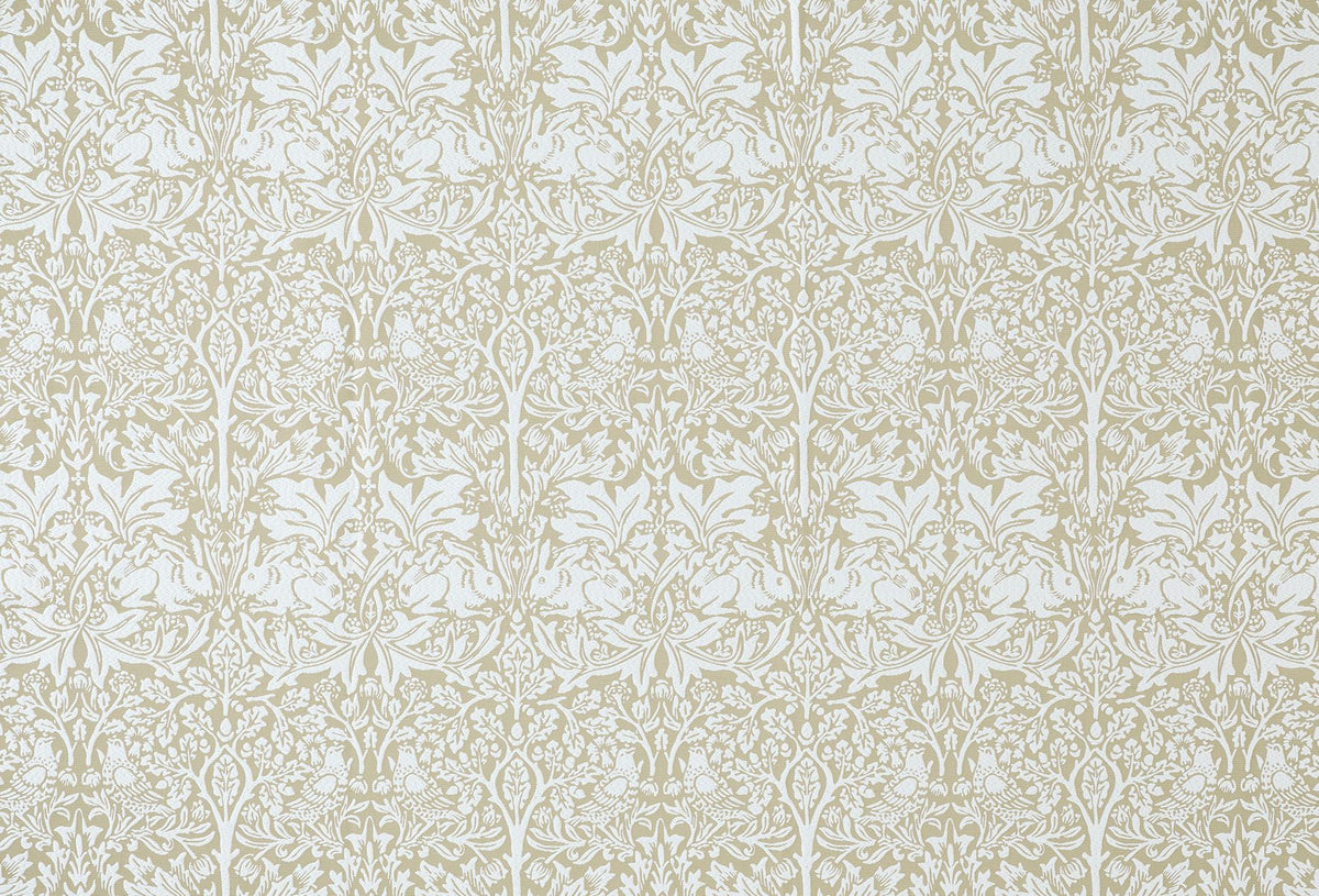 William Morris At Home Fabric, The Forager Brother Rabbit Woven, Oat