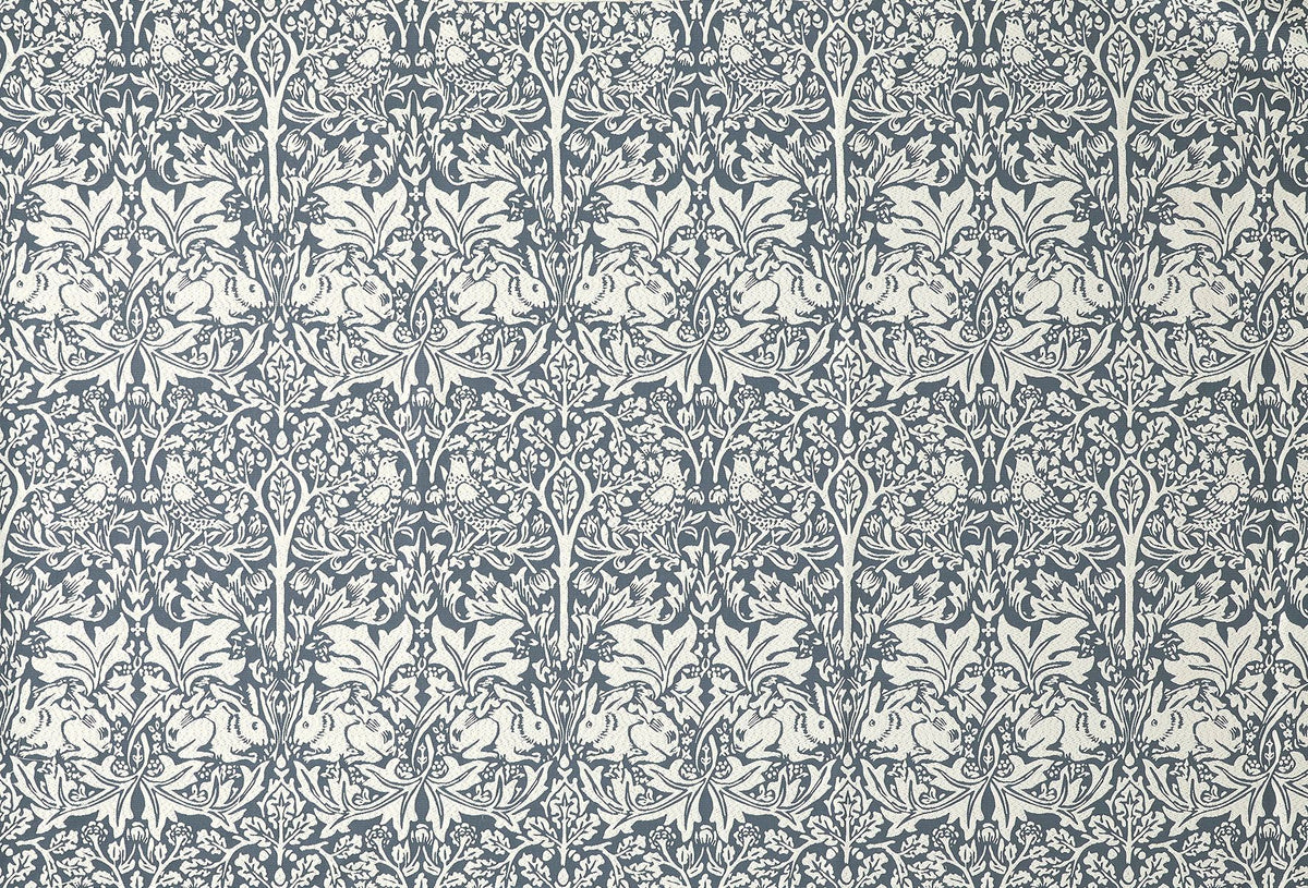 William Morris At Home Fabric, The Forager Brother Rabbit Woven, River