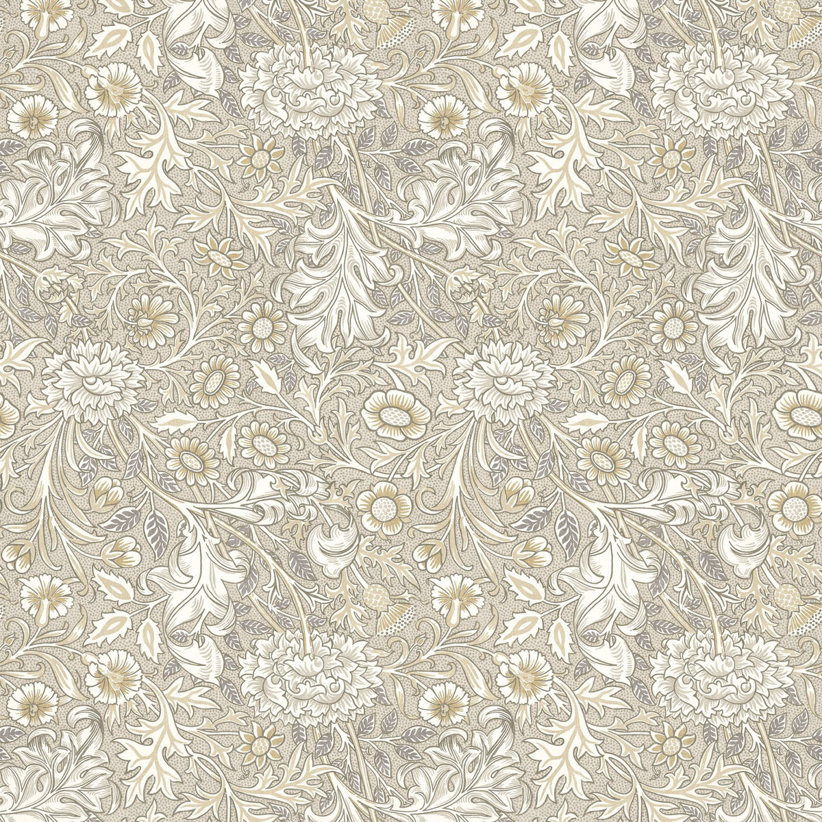 William Morris At Home Fabric, Flora And Foliage Double Bough, Barley