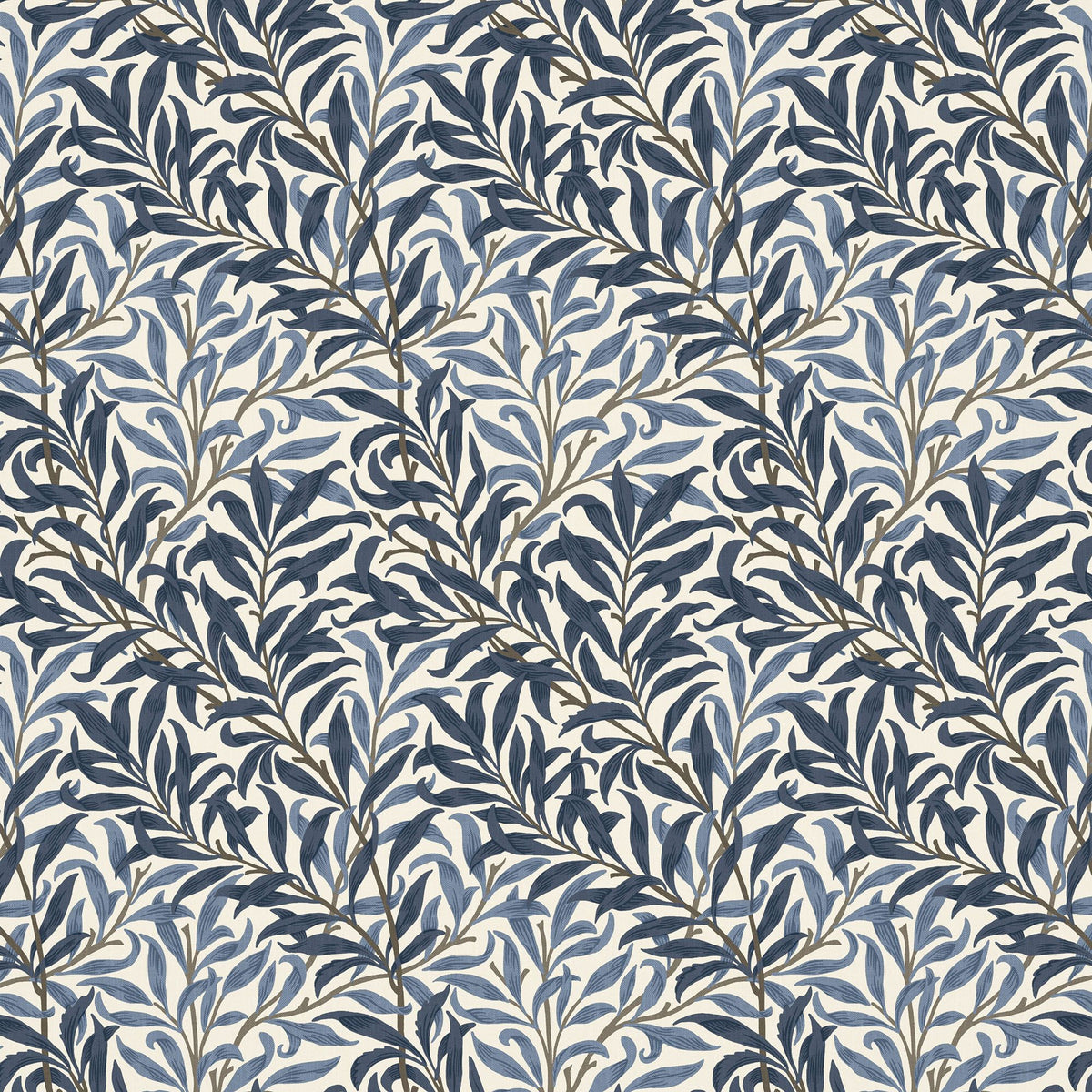 William Morris At Home Fabric,  The Forager Willow Bough, Midnight